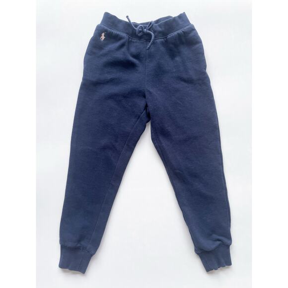 Girls Polo Ralph Lauren Navy Blue Sweatpants Joggers Size 5 - Picture 1 of 4